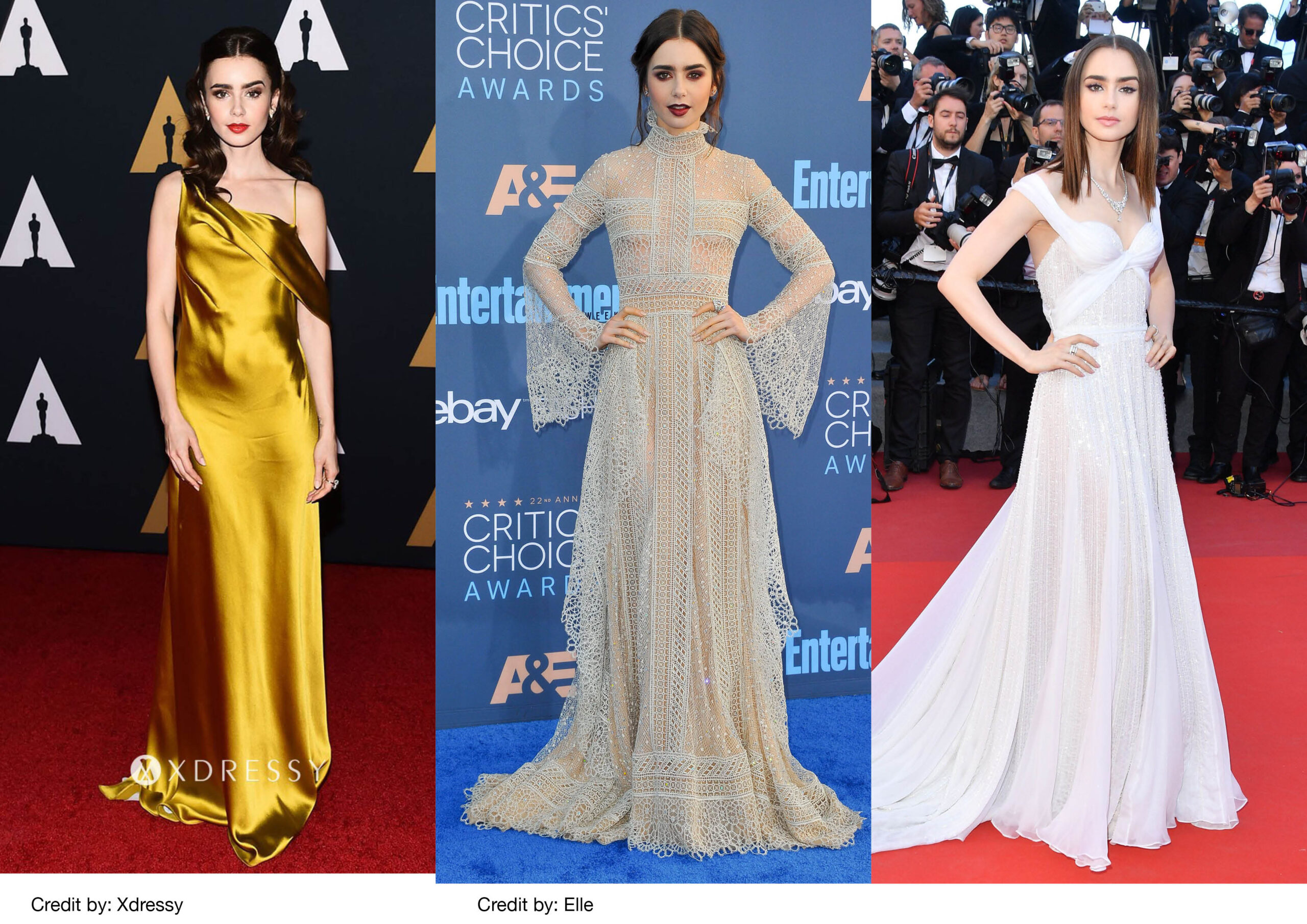 Lily Collins sul red carpet
