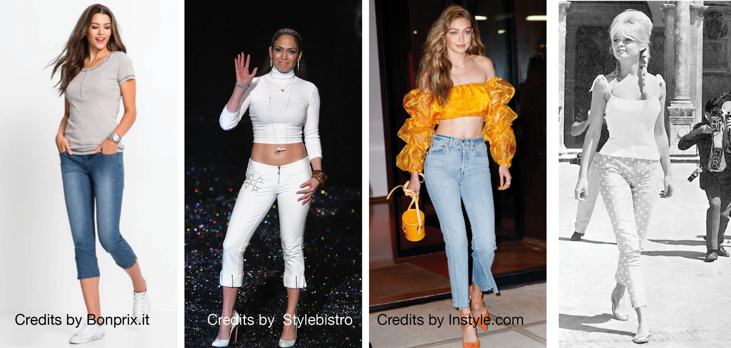 Guida ai jeans: modello Capri