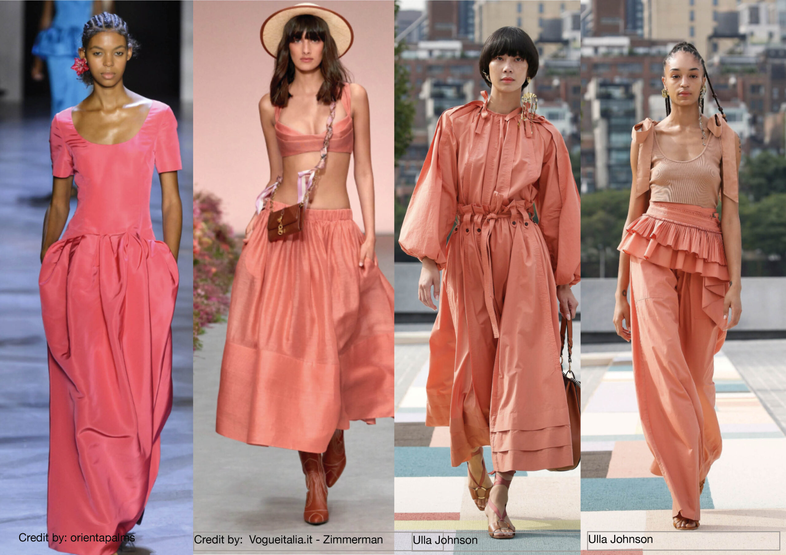 Pantone Burnt Coral Primavera estate 2021