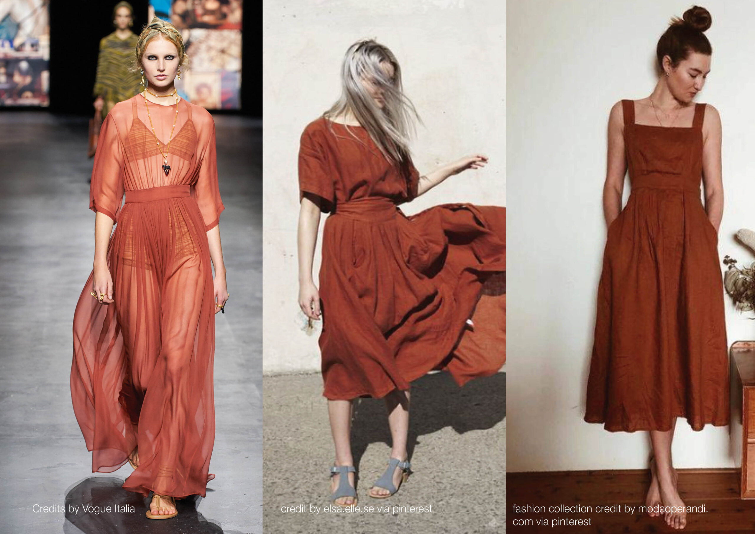 Pantone rust outfit